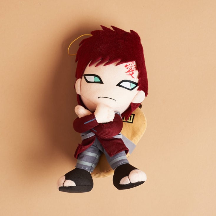 naruto character plush toy from front