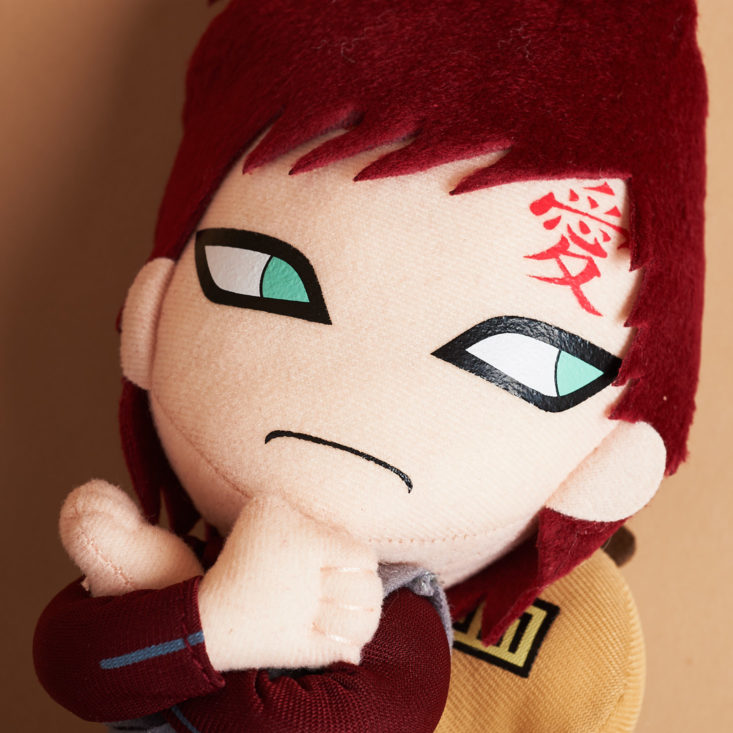 face on naruto character plush toy