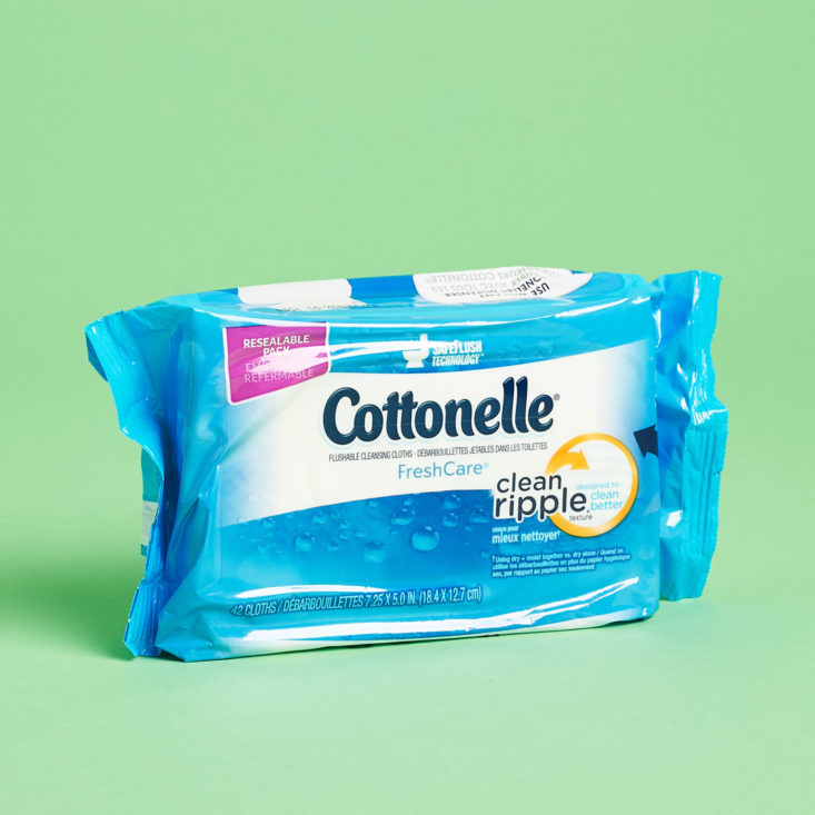 Cottonelle personal care wipes