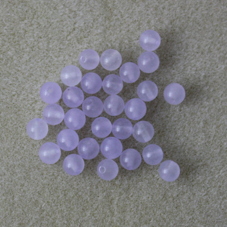 30 Pieces 6 mm Dyed Lavender Quartz Gemstone Beads