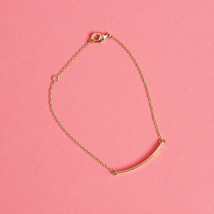 delicate gold bracelet