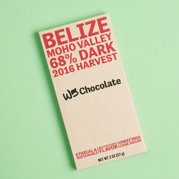 belize chocolate bar
