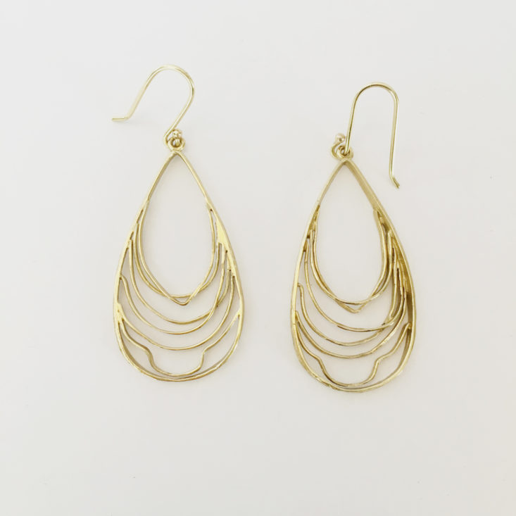 Gold Dangly Earrings from Collections by Joya