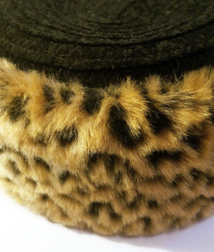 Leopard Print Pillbox Hat by Betmar of New York