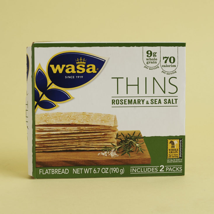 Wasa Thins in Rosemary and Sea Salt 