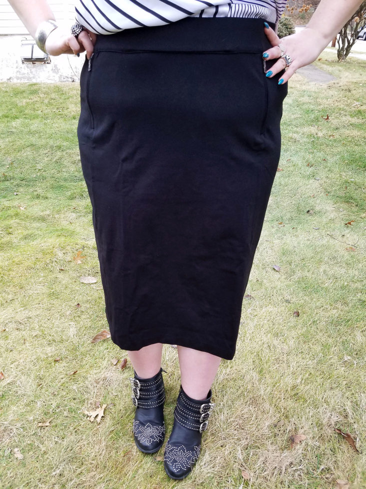 Caroline Ponte Pencil Skirt by B.Curvy, size 3x 