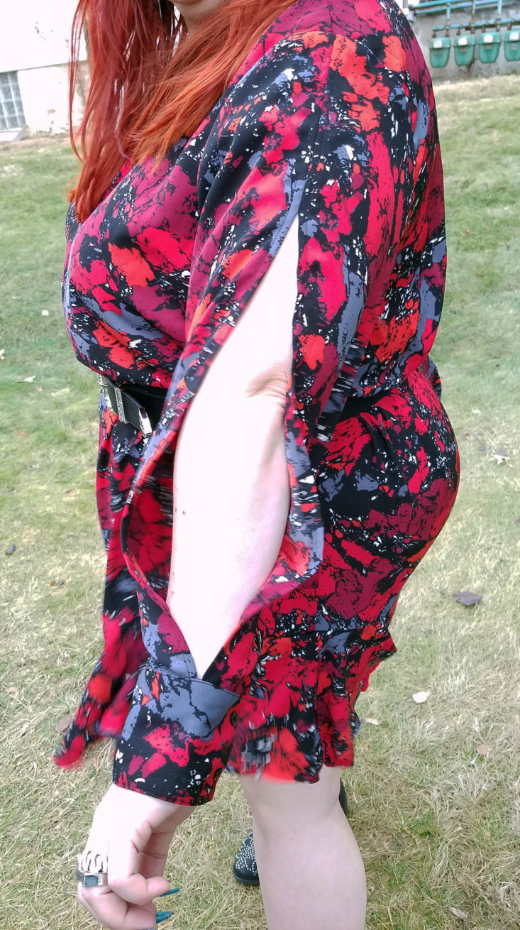 Diana Split Shoulder dress by Rebel Wilson X Angels, size 3x sleeve