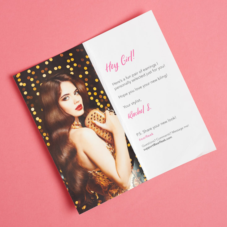info card for earfleek december 2017