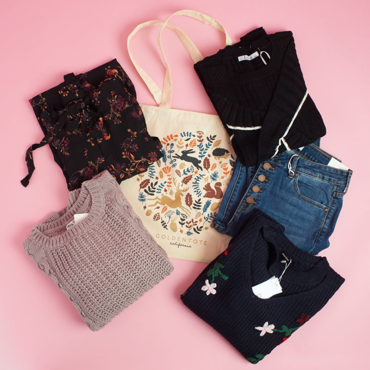 goldentote december 2017 order all clothing items