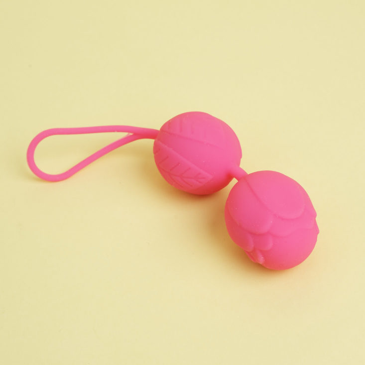 another view of the lotus flower kegel exercise balls
