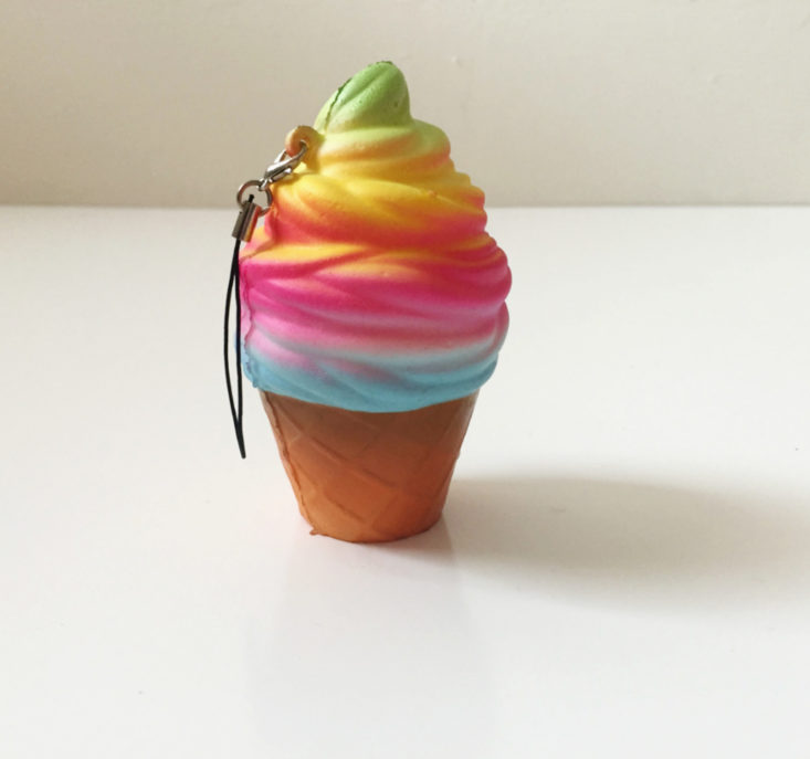 Rainbow Ice Cream Cone Squishy - 