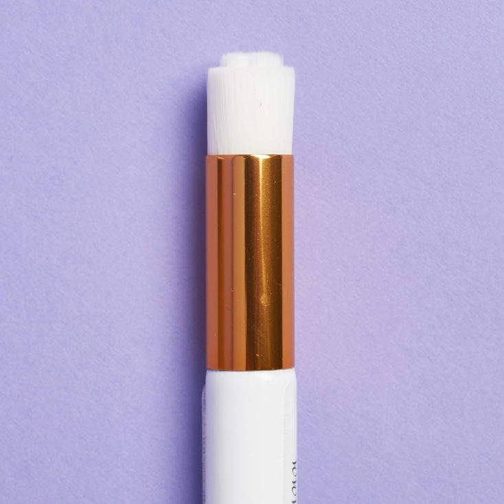 end of pore cleansing brush