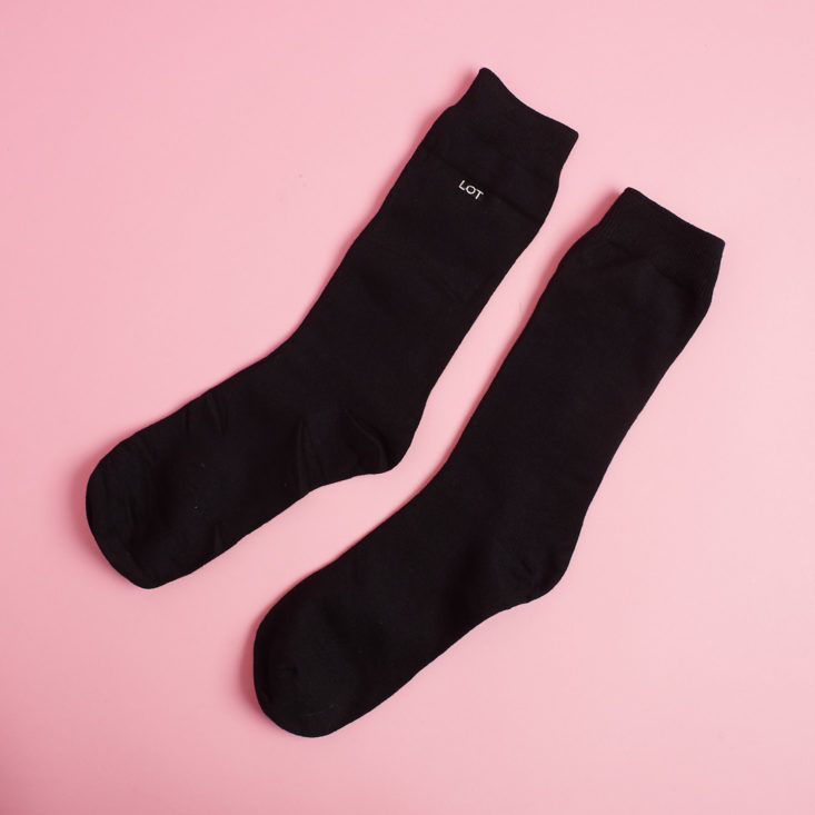 tall black crew socks