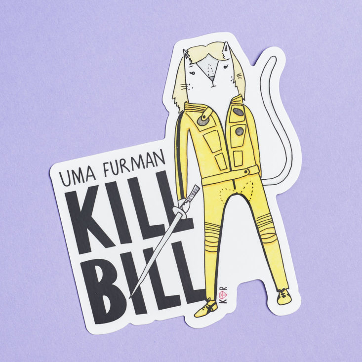 Kill Bill Uma Furman Sticker