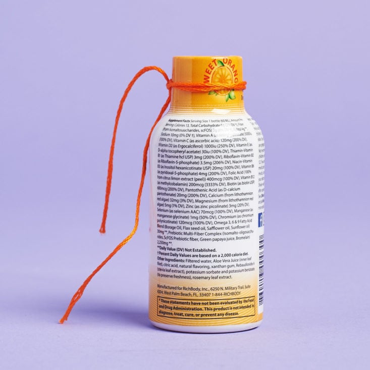 health supplement bottle