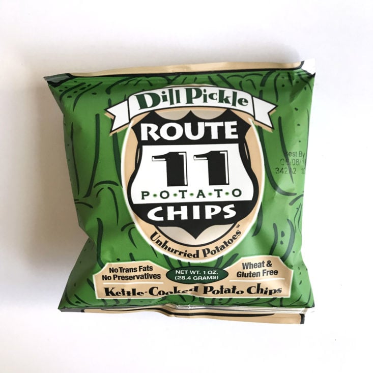 Love with Food Gluten Free Box January 2018 - Route 11 Dill Pickle Chips
