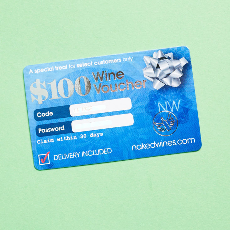 wine voucher