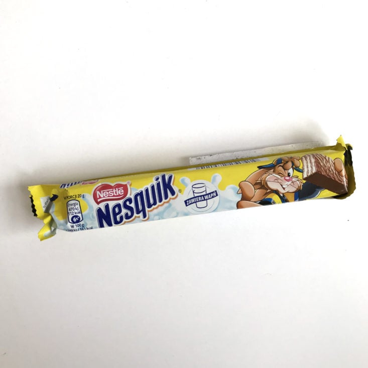 MunchPak Box January 2018 - Nestle Nesquik Wafer