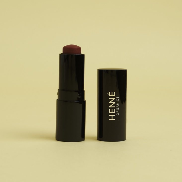 Henne Lipstick with cap off