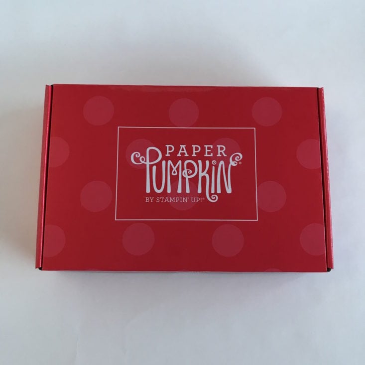 Paper Pumpkin January 2018 box closed