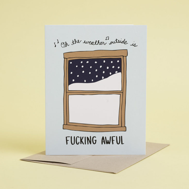The Weather Outside card