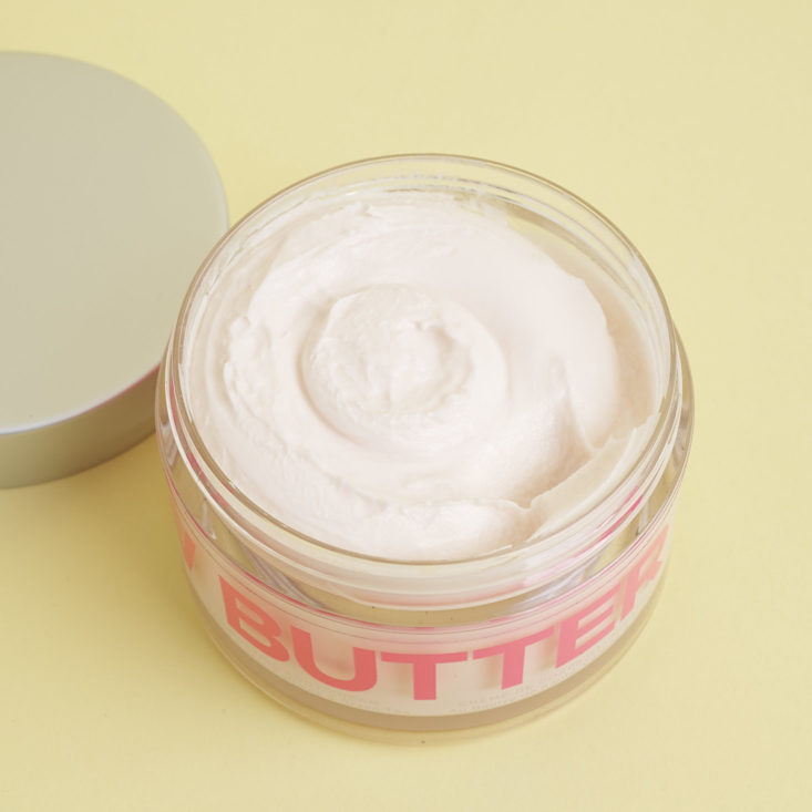 glow butter with lid off