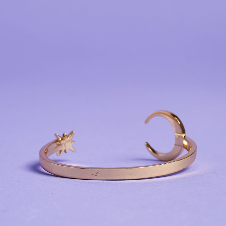 gold moon and star bangle