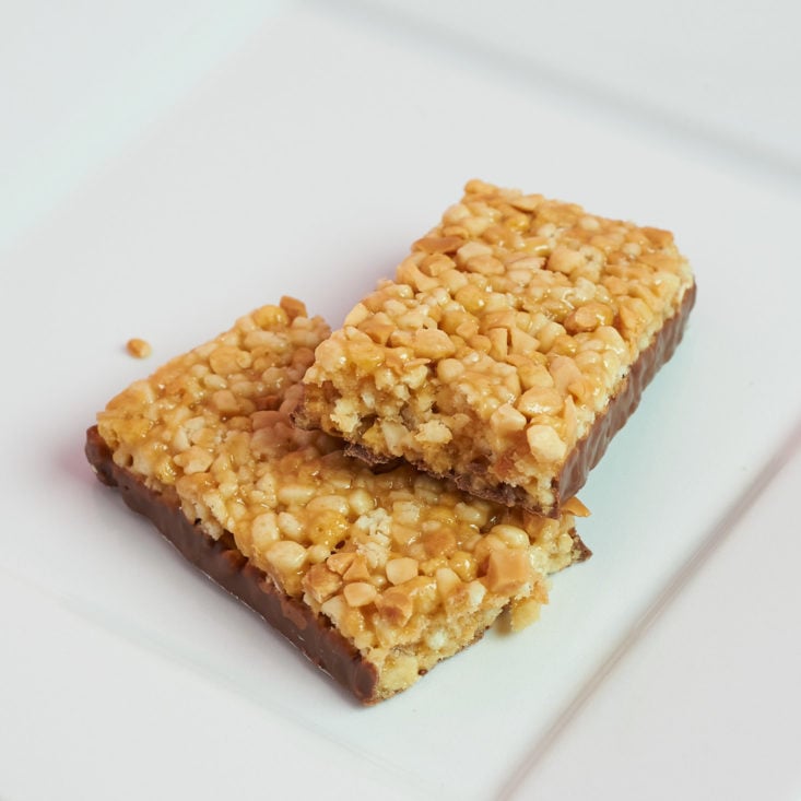 Clif Whey Protein Bar on plate