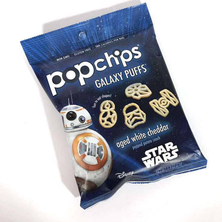 SnackSack Gluten-Free Box - December 2017 - PopChips Galaxy Puffs