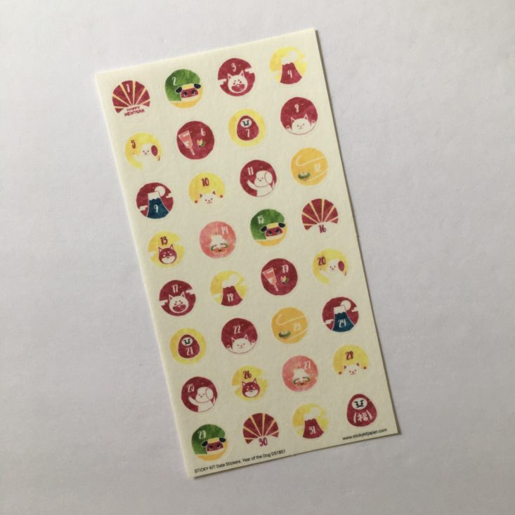 Round stickers for Sticky Kit January 2018