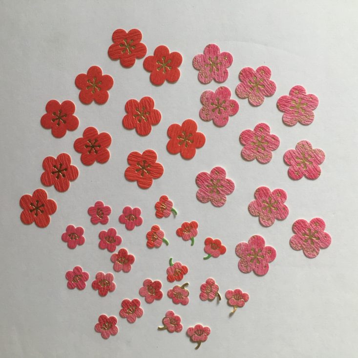 Single Flower Stickers in Sticky Kit January 2018