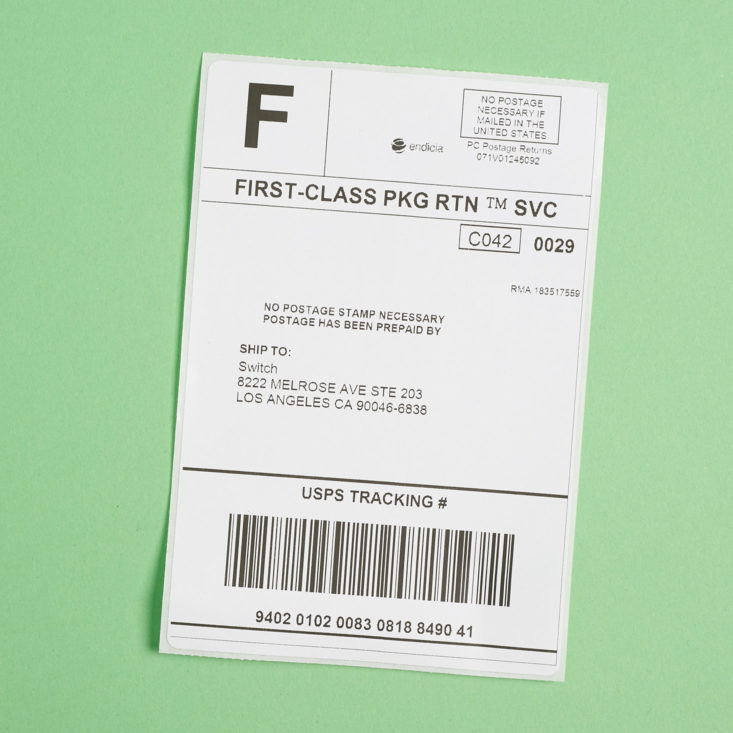 switch return label