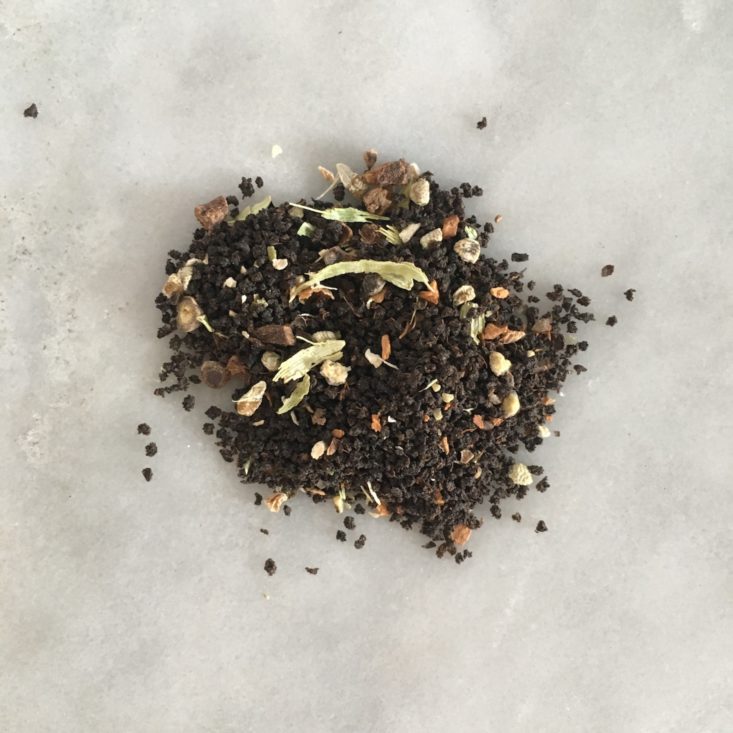 loose leaf chai tea in Teabox