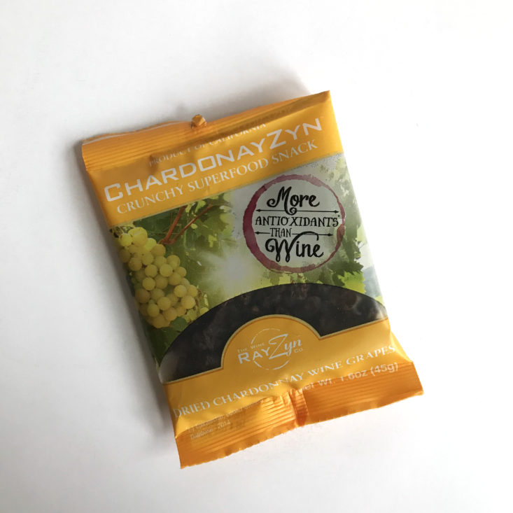 Uncorked Box - January 2018 - Chardonayzyn Superfood Snack
