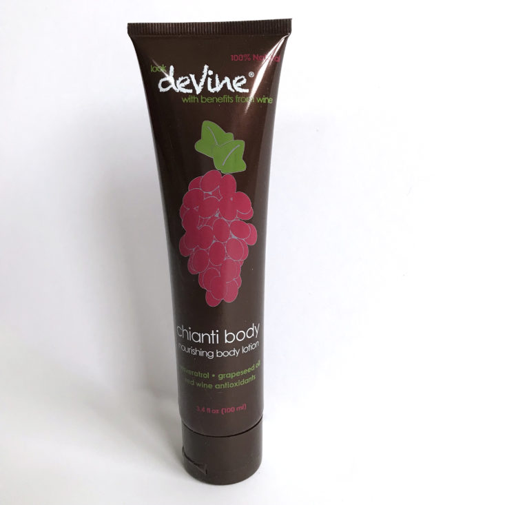 Uncorked Box - January 2018 - Devine Body Lotion