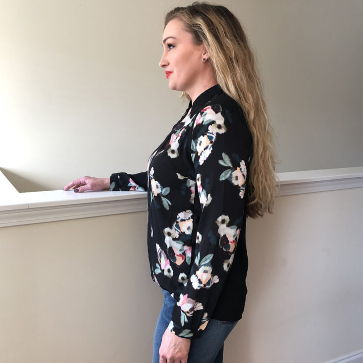 Wantable Style Edit January 2018 - Floral Blouse Side