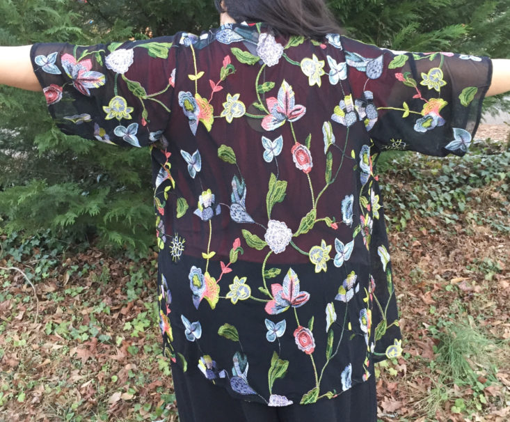 Daine Embroidery Detail Kimono by Honey Punch