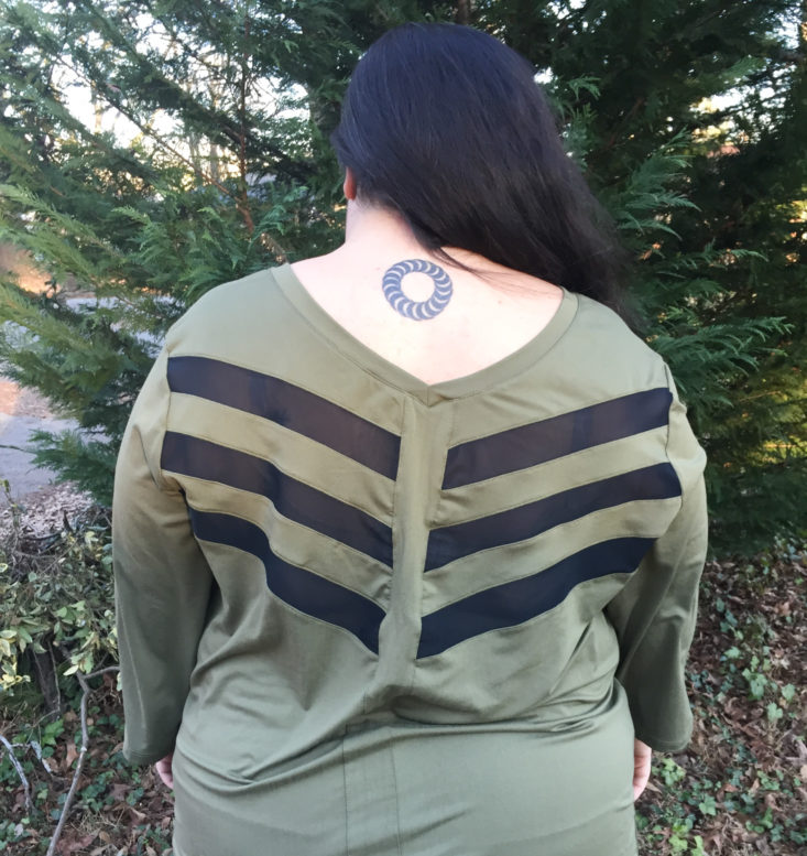 Formation 3/4 Sleeve by Marika Curves back