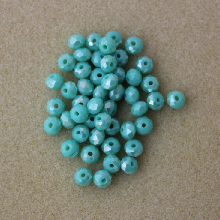 48 Pieces 6 x 4 mm Chinese Crystal Rondelle Beads