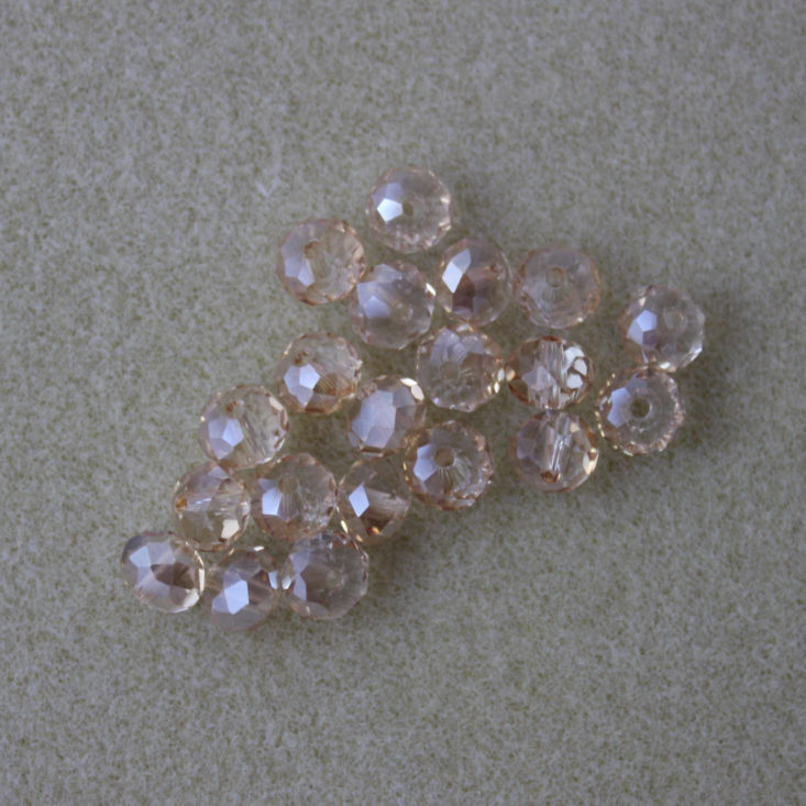 20 Pieces 8 x 6 mm Chinese Crystal Rondelle Beads
