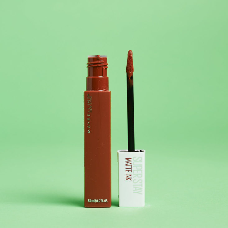 Maybelline Unnudes SuperStay Matte Lipstick in Fighter with applcator