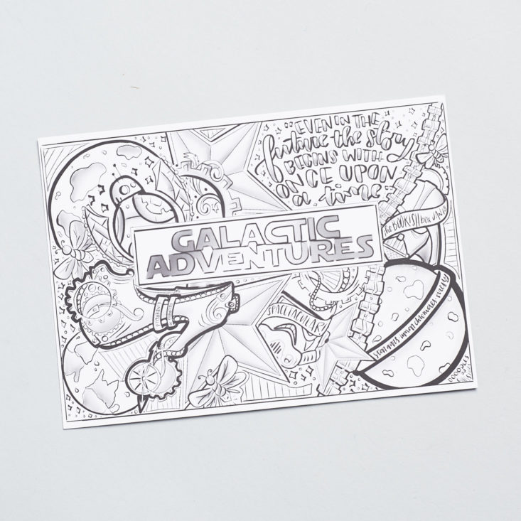 coloring book card