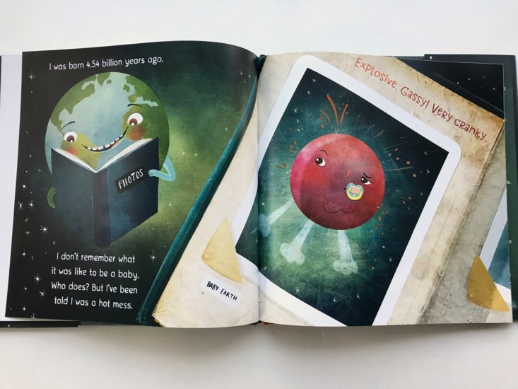 Earth! My First 4.54 Billion Years by Stacy McAnulty inside book