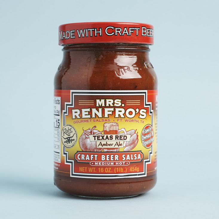 Mrs Renfro's Texas Red Amber Ale Craft Beer Salsa