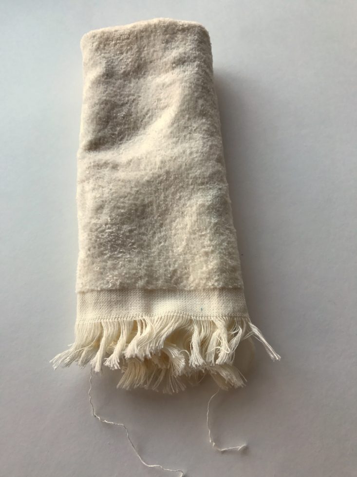 linen Hand Towel folded