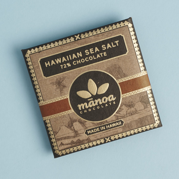 Manoa Molokai Sea Salt Chocolate Mini Bar