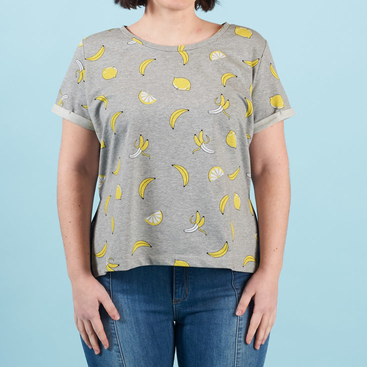 fruit printed top