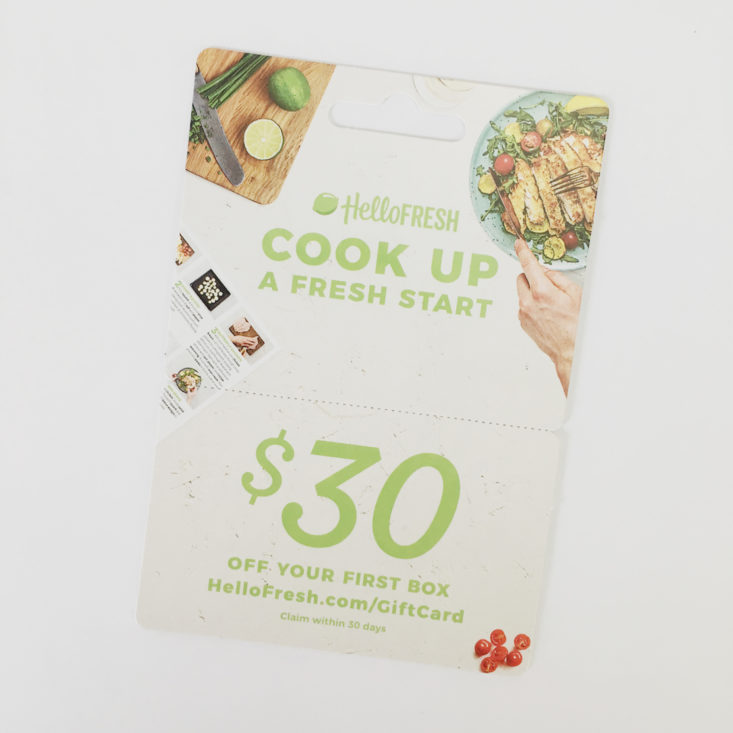 hello fresh coupon from Graze February 2018