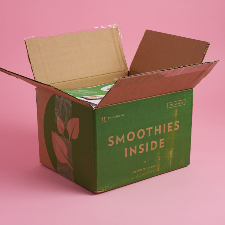open greenblender box