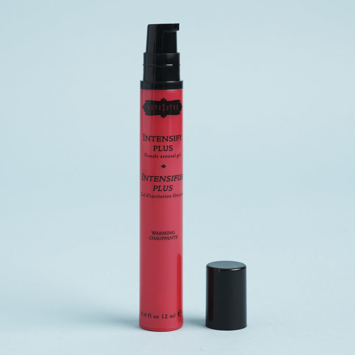 Kamasutra Arouse intensifying gel with cap off